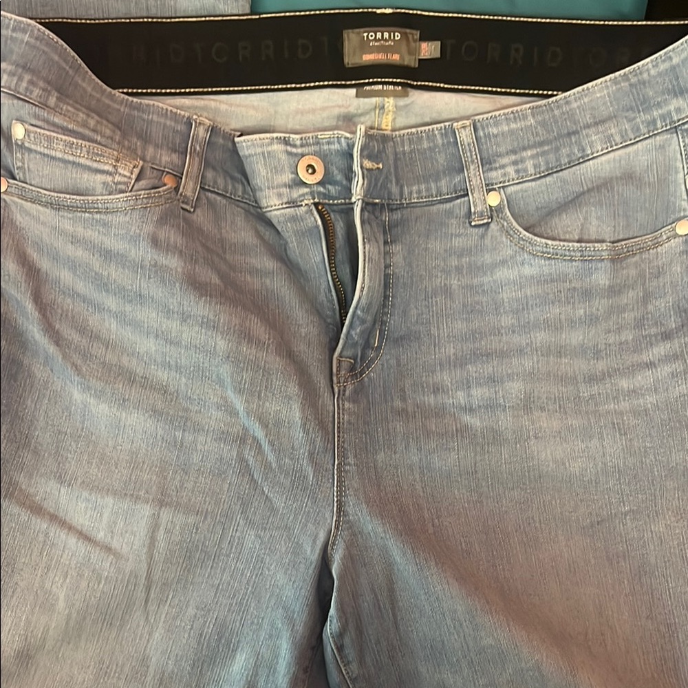 Torrid Blue Relaxed Jeans with Soft Stonewashed Finish